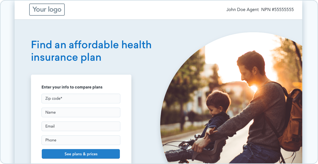 Your own client-facing ACA enrollment site